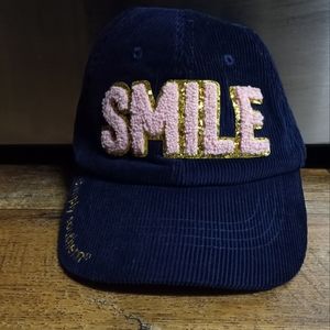 Simply Southern SMILE Corduroy Adjustable Hat